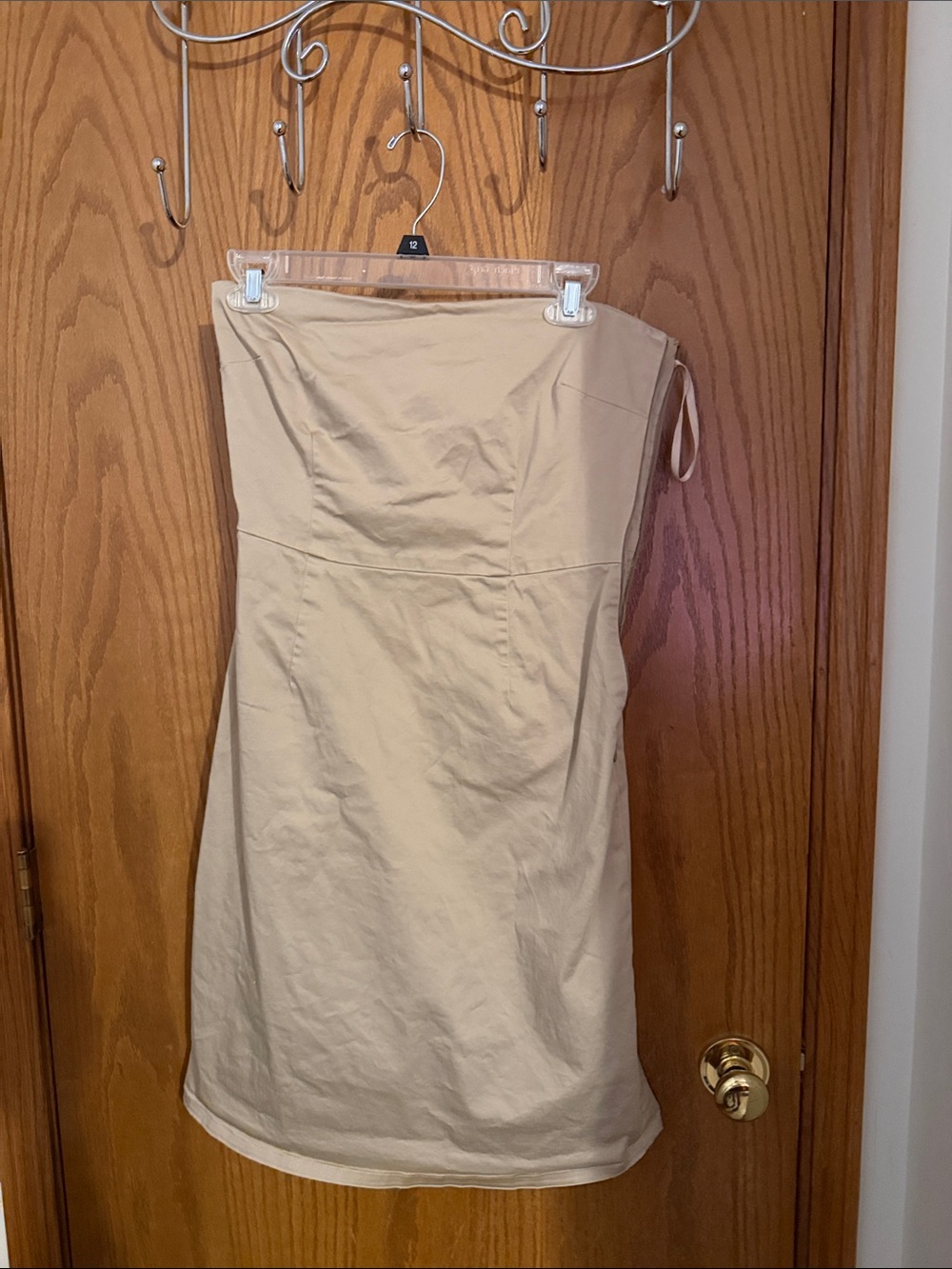 Old Navy Strapless Cream Tube Dress
